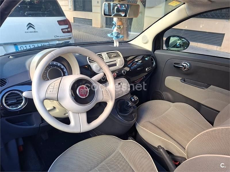 Usado Fiat 500 69 CV (50 kW) 2013 Negro Berlina