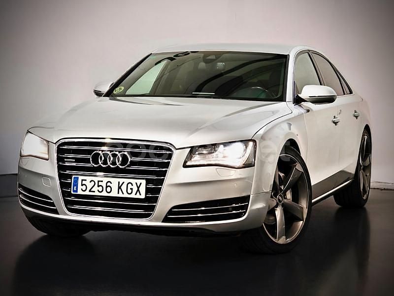 Usado Audi A8 250 CV (183 kW) 2012 Gris / plata Berlina