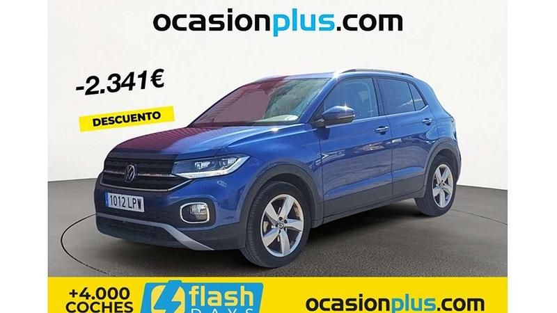 Azul Usado 2021 VW T-Cross Sport SUV | 23.419 € (Precio justo) - Imagen 1/4