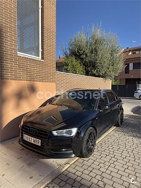 Usado Audi A3 Attraction 150 CV (110 kW) 2013 Negro Berlina