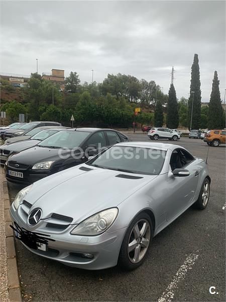 Gris / plata Usado 2004 Mercedes SLK200 Descapotable | 10.000 € (Buen precio) - Imagen 1/4