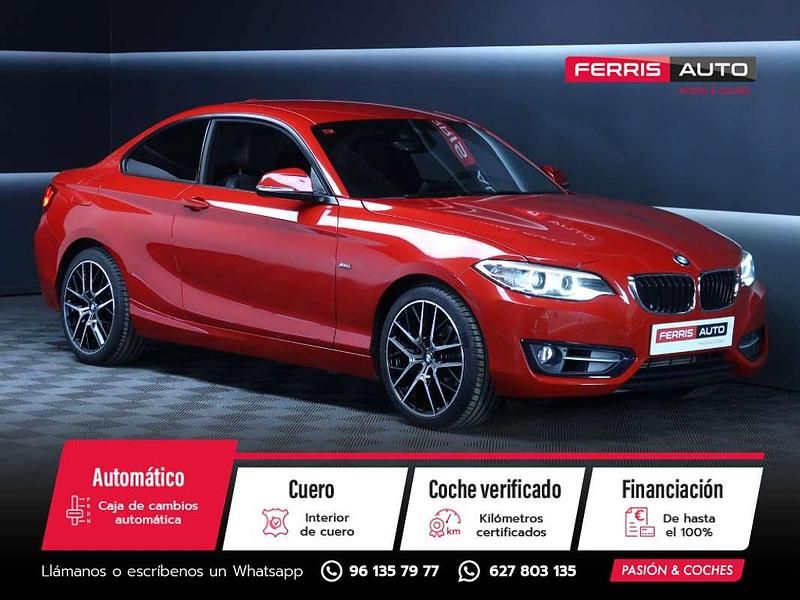 Rojo Usado 2017 BMW 218 Sport Line Coupe | 19.990 € (Buen precio) - Imagen 1/4