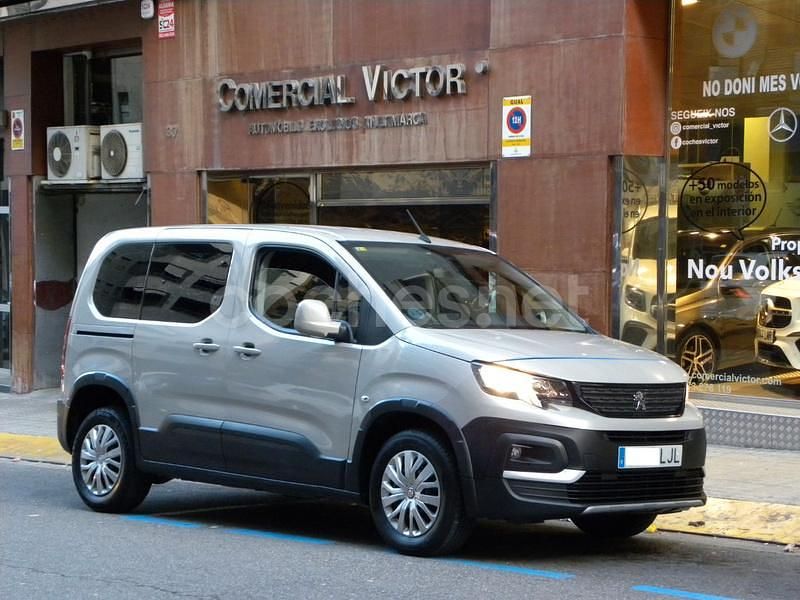 Gris / plata Usado 2020 Peugeot Rifter Active Monovolumen | 15.900 € (Caro) - Imagen 1/4