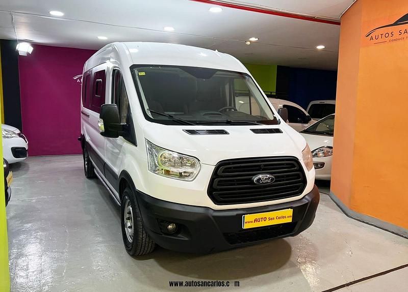 Usado Ford Transit Trend 155 CV (114 kW) 2016 Blanco Familiar