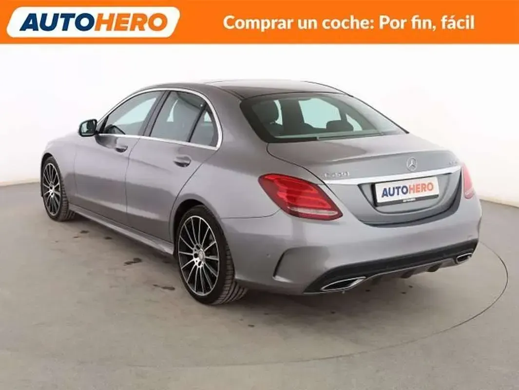 Usado Mercedes C220 Elegance 170 CV (125 kW) 2015 Gris Berlina