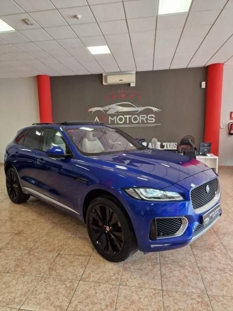 Usado Jaguar F-Pace Pure 300 CV (220 kW) 2015 Azul SUV