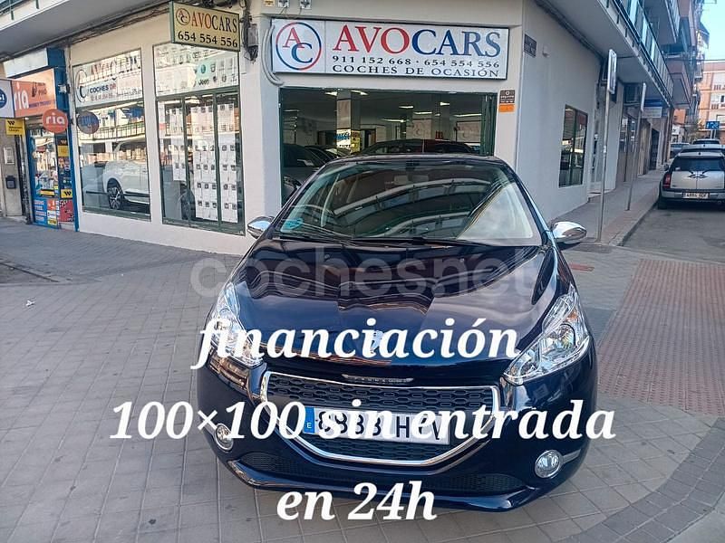 Usado Peugeot 208 Access 82 CV (60 kW) 2014 Azul Utilitario