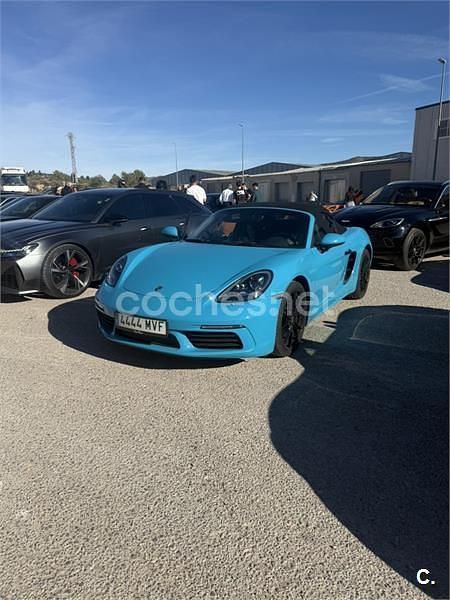 Usado Porsche 718 Boxster 300 CV (220 kW) 2019 Azul Descapotable