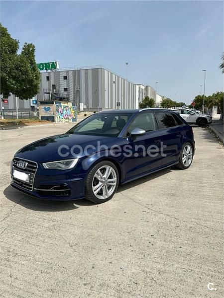 Usado Audi S3 300 CV (220 kW) 2014 Azul Berlina