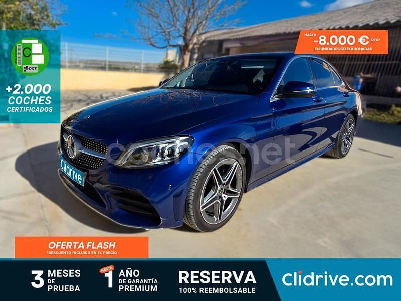 Azul Usado 2021 Mercedes C220 Berlina | 29.190 € (Buen precio) - Imagen 1/3