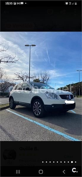 Usado Nissan Qashqai Tekna 130 CV (95 kW) 2013 Blanco SUV