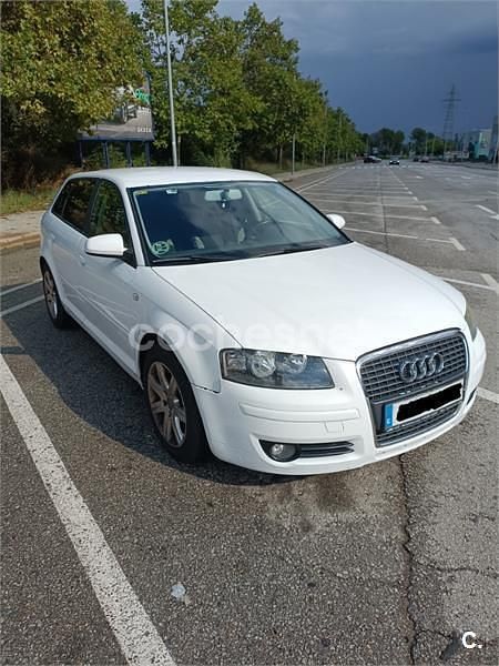 Usado Audi A3 Ambition 140 CV (102 kW) 2007 Blanco Utilitario
