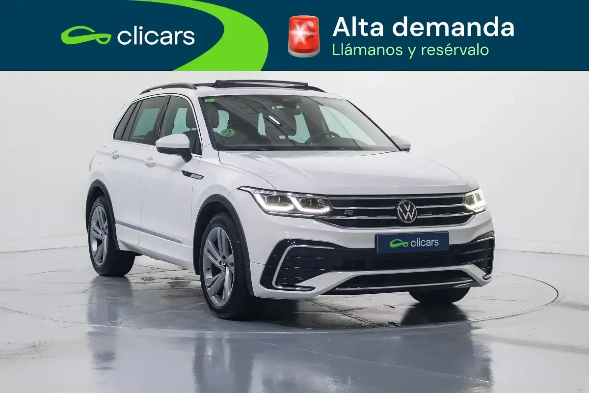 Usado VW Tiguan R-line 150 CV (110 kW) 2022 Blanco SUV