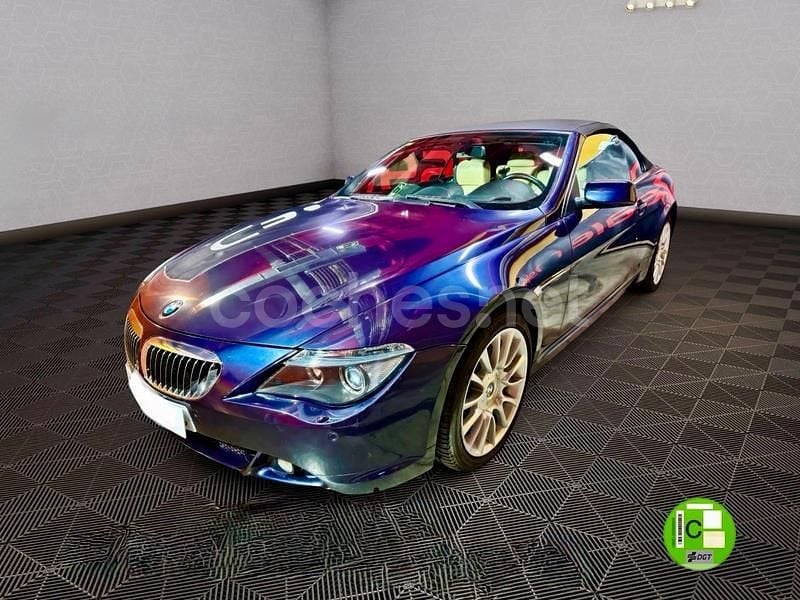 Usado BMW 645 Cabriolet 333 CV (244 kW) 2005 Azul Descapotable