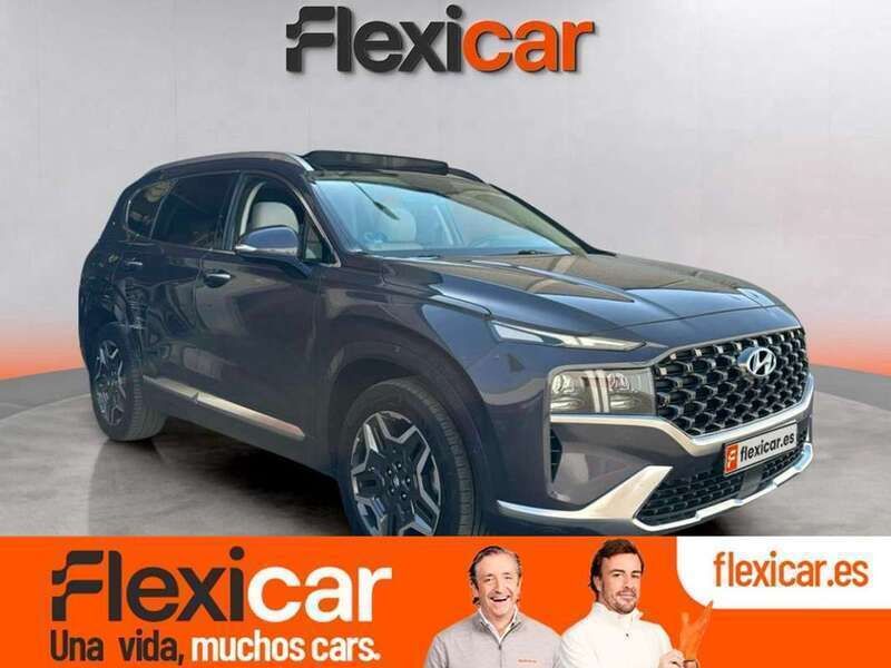 Azul Usado 2021 Hyundai Santa Fe Style SUV | 29.190 € (Precio justo) - Imagen 1/4
