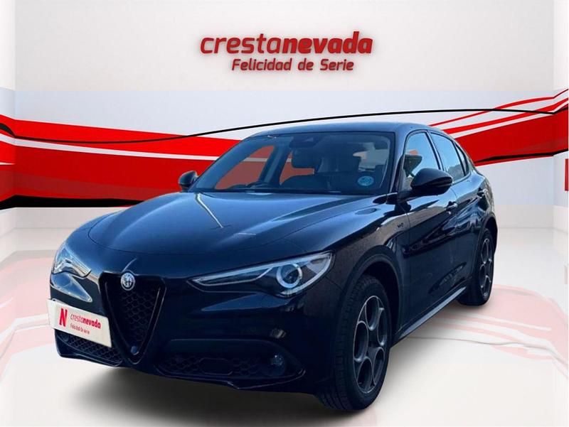 Negro Usado 2020 Alfa Romeo Stelvio Sprint SUV | 28.395 € (Caro) - Imagen 1/4