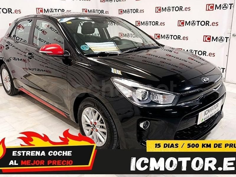 Usado Kia Rio GT-Line 100 CV (73 kW) 2018 Negro Berlina