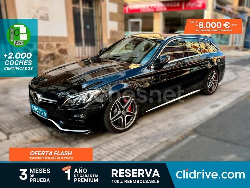 Negro Usado 2017 Mercedes C63S AMG Familiar | 45.190 € (Buen precio) - Imagen 1/3