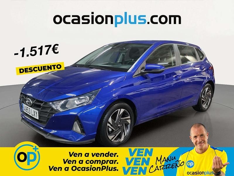 Usado Hyundai i20 84 CV (61 kW) 2022 Azul Utilitario