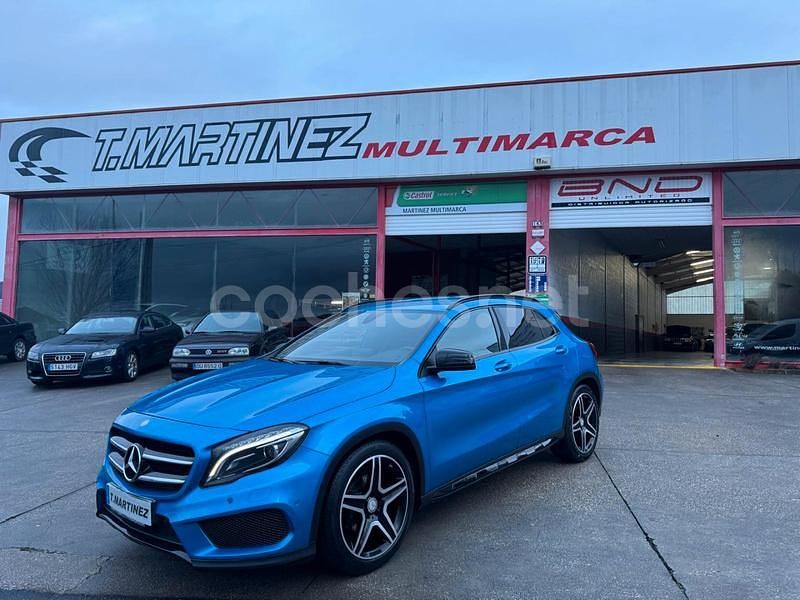 Azul Usado 2017 Mercedes GLA180 AMG line SUV | 22.300 € (Precio justo) - Imagen 1/4
