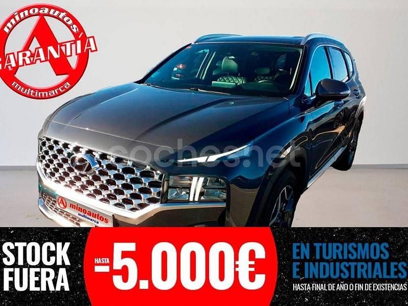 Gris / plata Usado 2021 Hyundai Santa Fe SUV | 33.890 € (Un poco caro) - Imagen 1/4