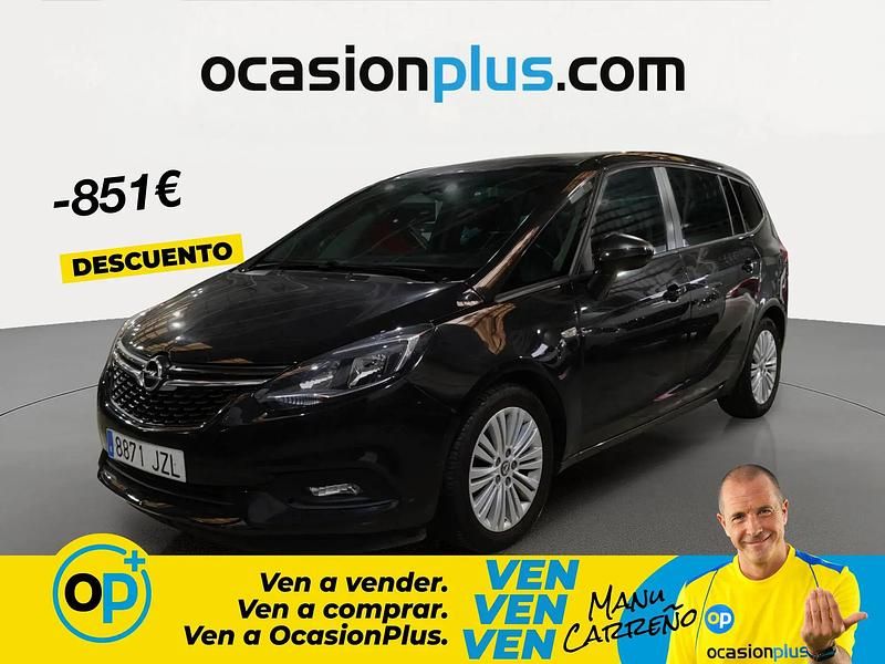 Usado Opel Zafira Selective 140 CV (102 kW) 2017 Negro Monovolumen