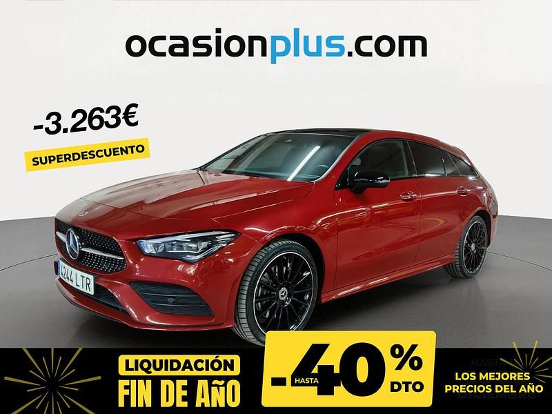Rojo Usado 2021 Mercedes E250 Familiar | 35.900 € (Caro) - Imagen 1/4