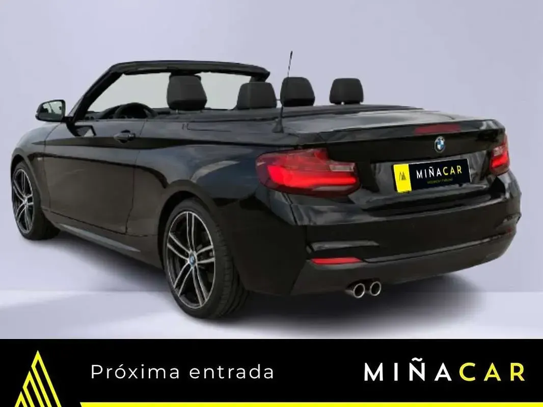 Usado BMW 220 184 CV (135 kW) 2021 Negro Descapotable