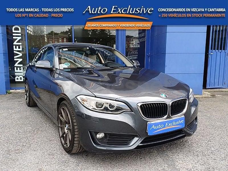 Usado BMW 220 Exclusive 184 CV (135 kW) 2016 Gris / plata Coupe
