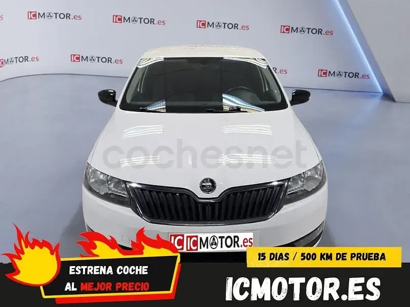 Usado Skoda Rapid 95 CV (69 kW) 2018 Blanco Utilitario