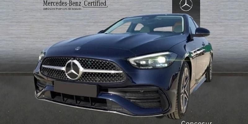 Azul Usado 2024 Mercedes C200 Berlina | 40.900 € (Precio justo) - Imagen 1/4
