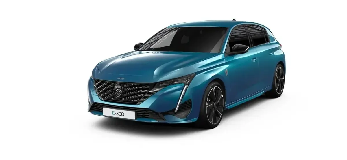 Nuevo Peugeot e-308 GT 114 kW (156 CV) 2025 Azul claro Utilitario