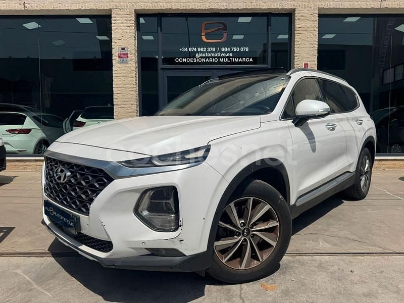 Blanco Usado 2022 Hyundai Santa Fe SUV | 32.990 € (Super precio) - Imagen 1/3