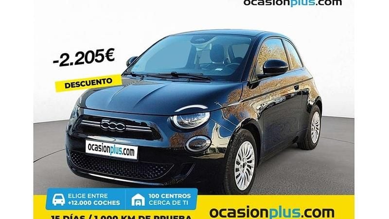Negro Usado 2022 Fiat 500e Action Utilitario | 10.827 € (Buen precio) - Imagen 1/4