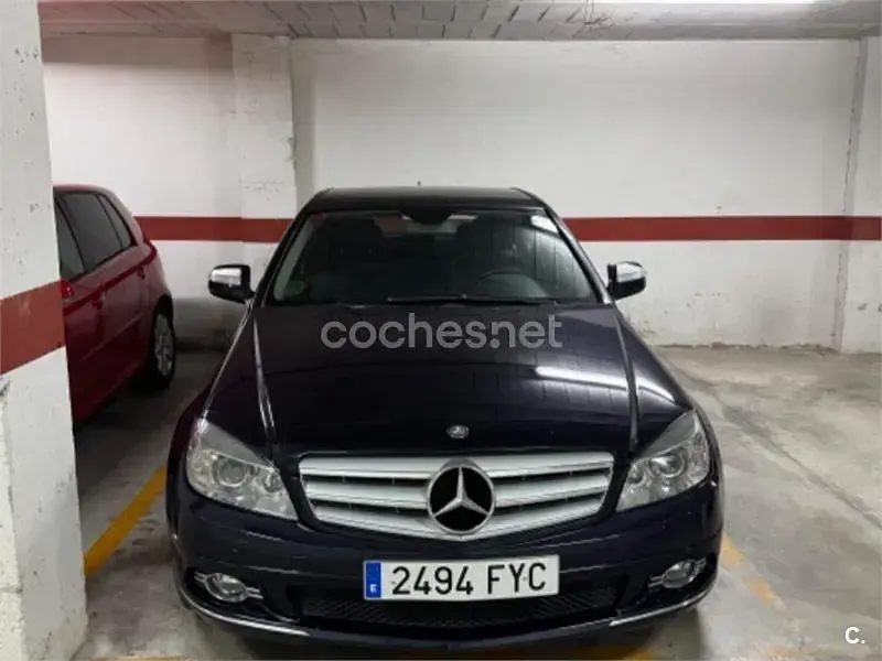 Usado Mercedes C180 Avantgarde 143 CV (105 kW) 2007 Negro Berlina