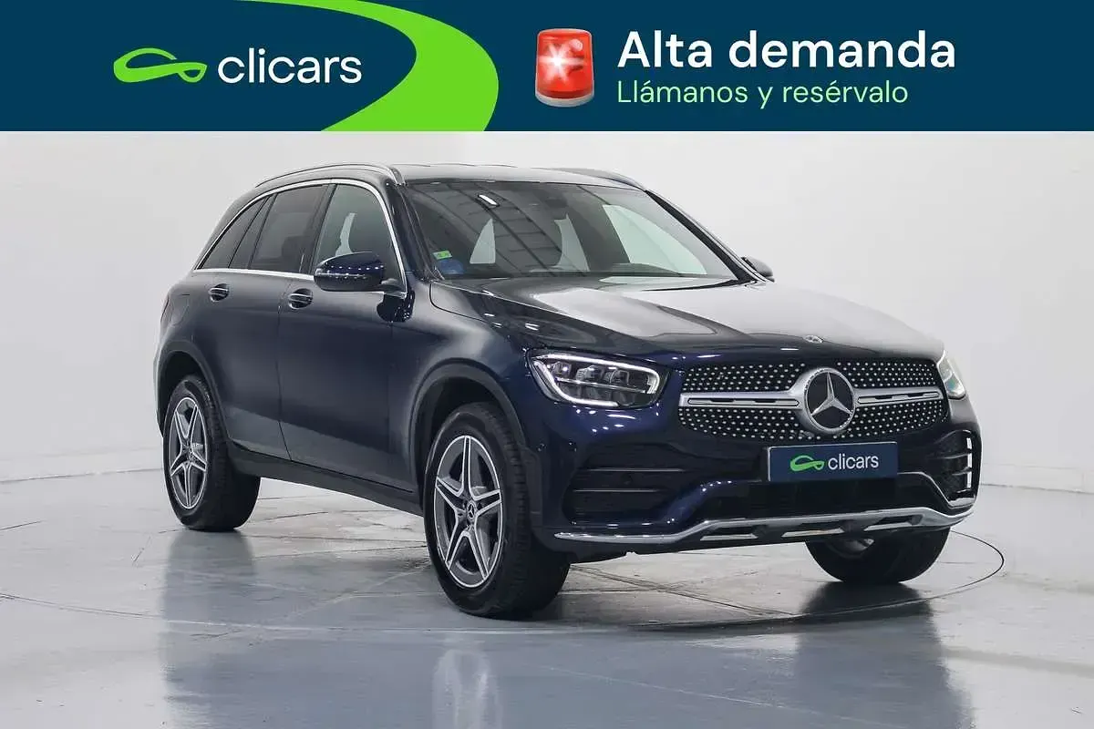 Usado Mercedes GLC300 122 CV (89 kW) 2022 Azul SUV