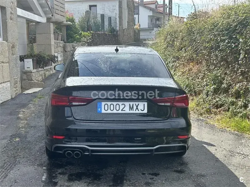 Usado Audi A3 S-Line 150 CV (110 kW) 2017 Negro Berlina