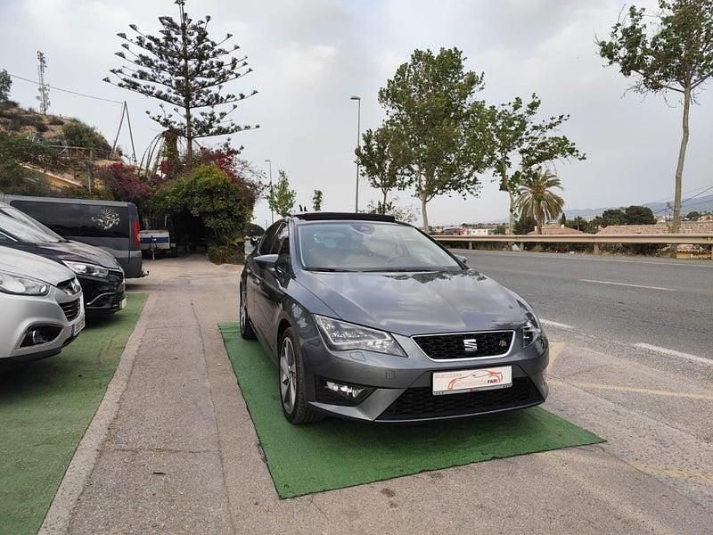 Usado Seat Leon FR 184 CV (135 kW) 2016 Gris / plata Berlina