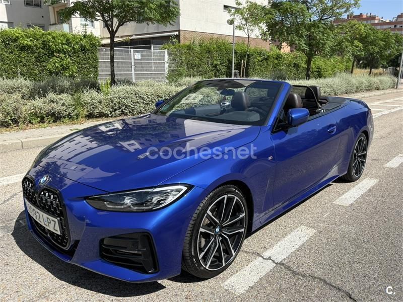 Azul Usado 2021 BMW 420 Descapotable | 38.500 € (Precio justo) - Imagen 1/4