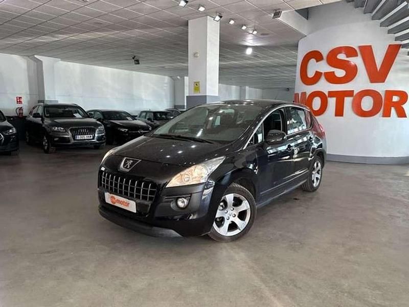 Usado Peugeot 3008 110 CV (80 kW) 2010 Negro Familiar