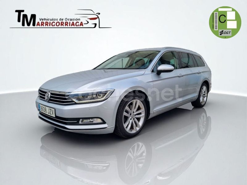 Gris / plata Usado 2017 VW Passat Sportline Familiar | 14.990 € (Precio justo) - Imagen 1/4