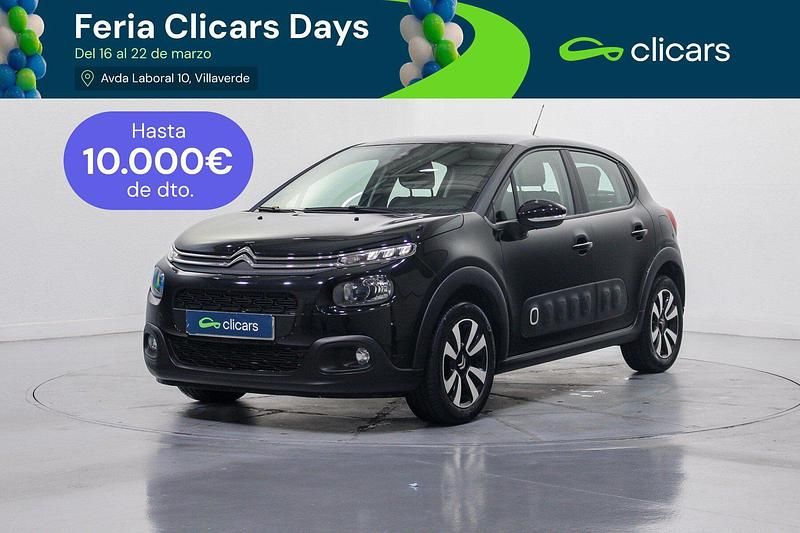 Usado Citroën C3 Feel 83 CV (61 kW) 2020 Negro Utilitario