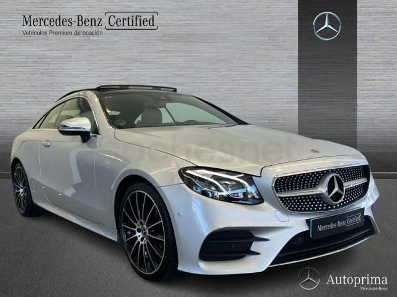 Usado Mercedes E220 194 CV (142 kW) 2019 Gris / plata Coupe