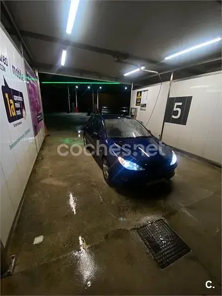 Usado Peugeot 206 110 CV (80 kW) 2005 Azul Berlina