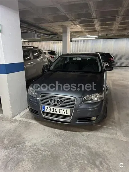 Usado Audi A3 Ambiente 105 CV (77 kW) 2007 Gris / plata Utilitario