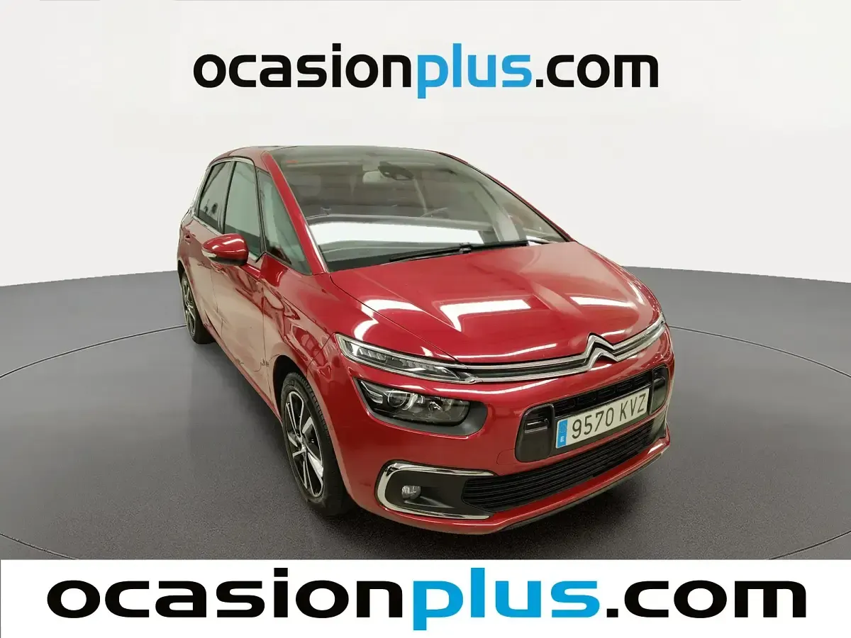Usado Citroën C4 PureTech 130 CV (95 kW) 2019 Rojo Monovolumen