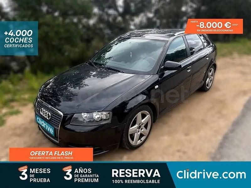 Usado Audi A3 Ambition 170 CV (125 kW) 2007 Negro Utilitario