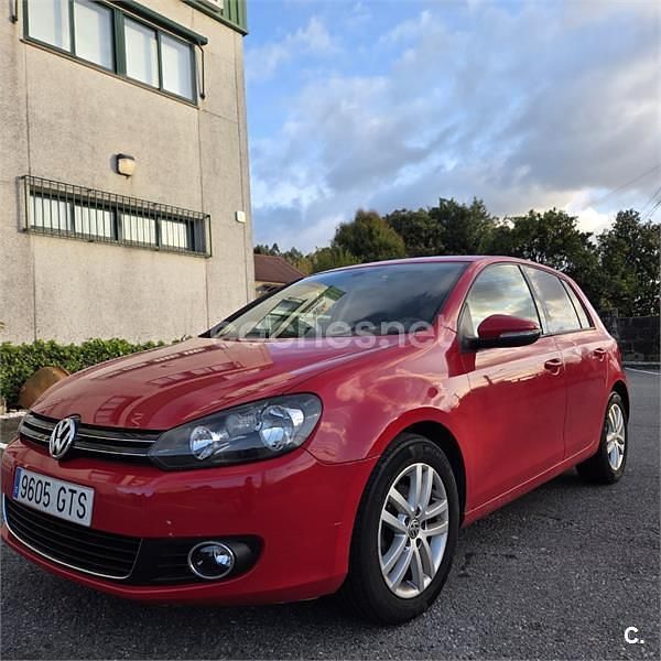 Usado VW Golf VI Sport 105 CV (77 kW) 2010 Rojo Utilitario