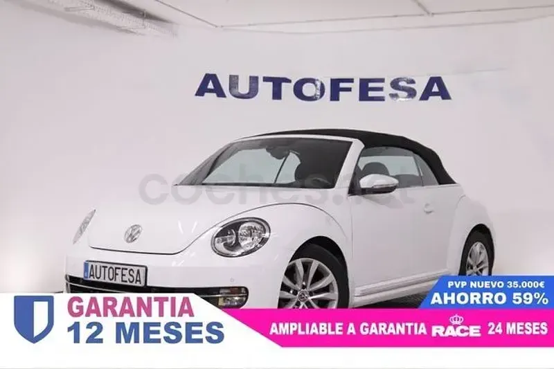 Usado VW Beetle Design 110 CV (80 kW) 2015 Blanco Utilitario