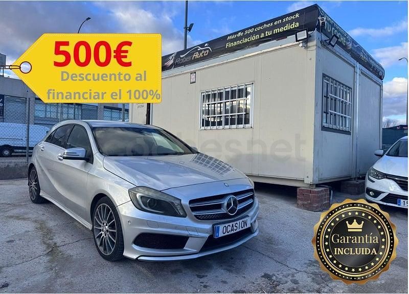 Usado Mercedes A200 AMG line 136 CV (100 kW) 2013 Gris / plata Berlina